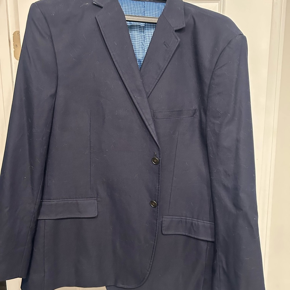 Saddlebred Light Blue Check Sport Coat Lining